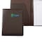 Dacasso Chocolate Brown Leather Standard Padfolio EI-3401 - alternate 3